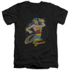 DC - Spinning Adult Slim Fit V Neck Cotton