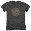 Dc - Ww Vintage Emblem Adult Slim Fit V Neck Cotton