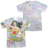 DC - Wonder Collage (Front - Back Print) Adult Regular Fit Short Sleeve 100% Poly