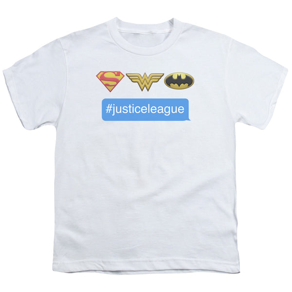 DC - Hashtag Jla Youth Short Sleeve