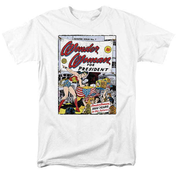 Wonder Woman - For President Adult Regular Fit Short Sleeve