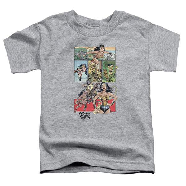 Wonder Woman - Ww75 Comic Page Toddler Short Sleeve