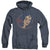 Dc - Ww75 Starburst Portrait Adult Heather Hoodie