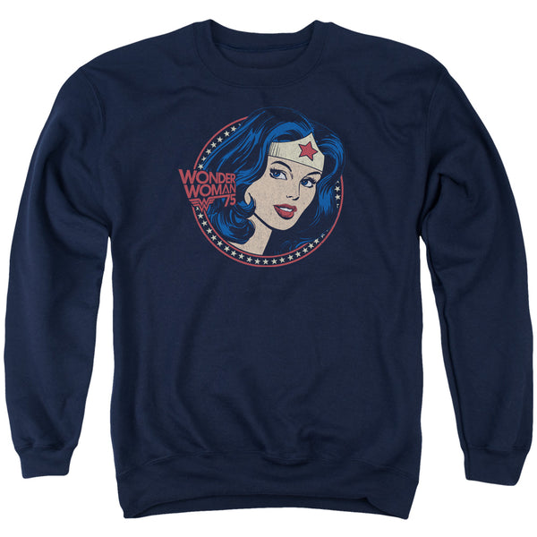Dc - Ww75 Starburst Portrait Adult Crewneck Sweatshirt