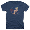 Dc - Ww75 Starburst Portrait Adult Regular Fit Heather Short Sleeve