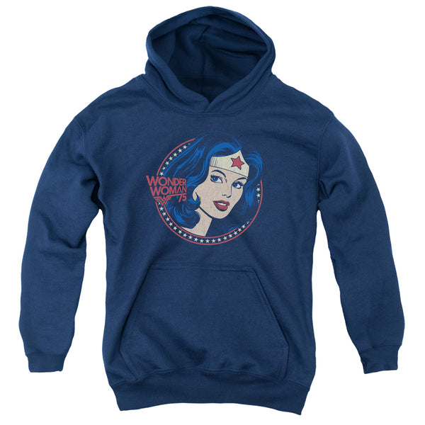 Dc - Ww75 Starburst Portrait Youth Hooded Sweatshirt