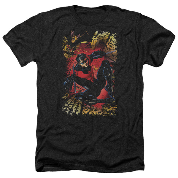 JLA - Nightwing #1 Adult Regular Fit Heather Short Sleeve