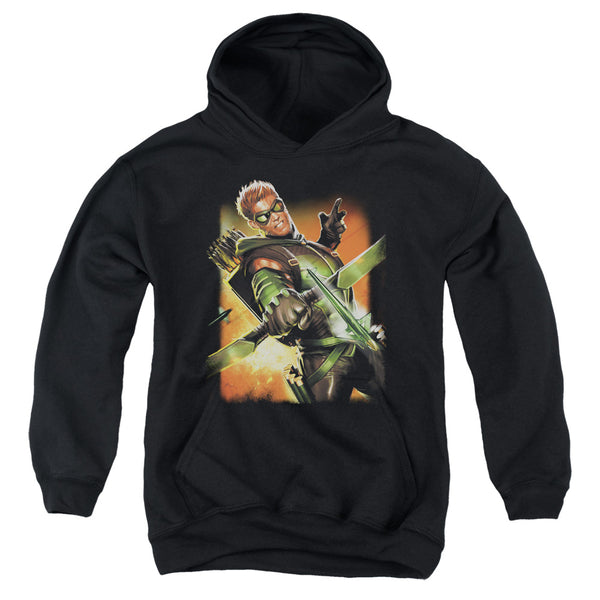 JLA - Green Arrow #1 Youth Hooded Sweatshirt