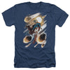 JLA - Supergirl #1 Adult Regular Fit Heather Short Sleeve