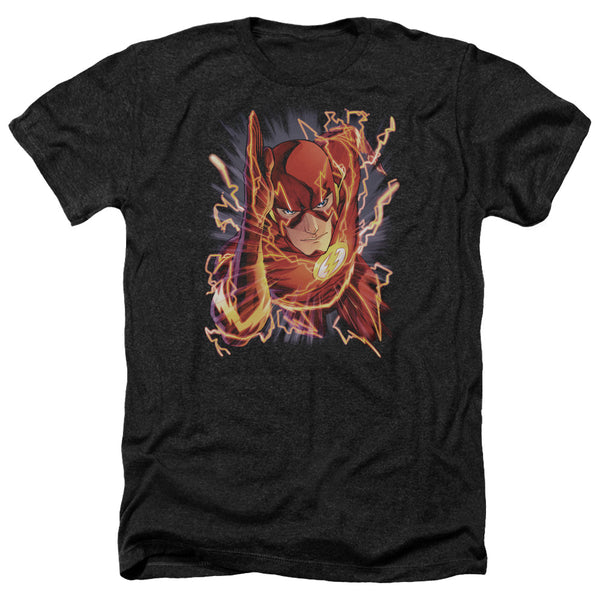 JLA - Flash #1 Adult Regular Fit Heather Short Sleeve