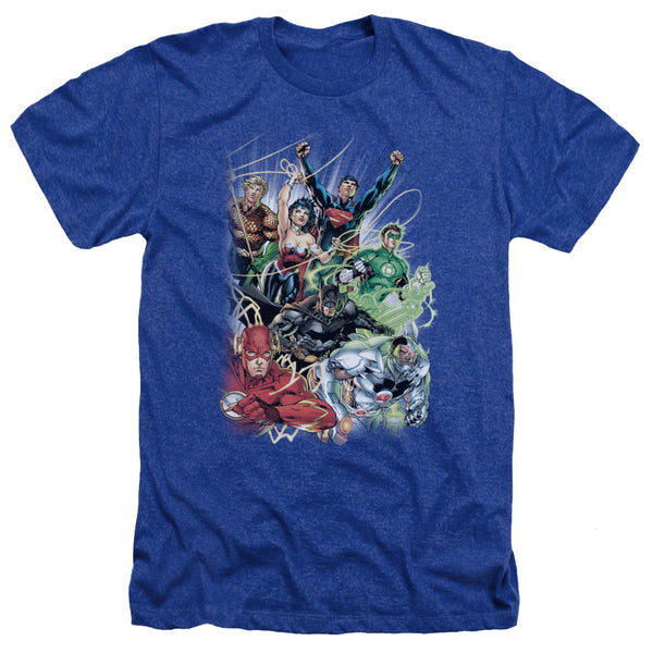 JLA - Justice League #1 Adult Regular Fit Heather Short Sleeve
