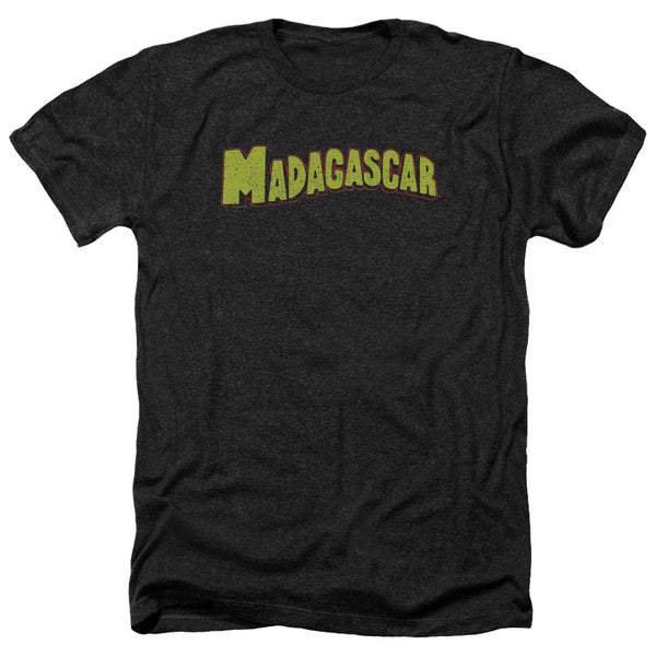 Madagascar - Logo Adult Regular Fit Heather Short Sleeve