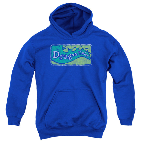 Dragon Tales - Logo Distressed Youth Hooded Sweatshirt