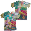 Dragon Tales - Mushroom Meadow (Front - Back Print) Adult Regular Fit Short Sleeve 100% Poly
