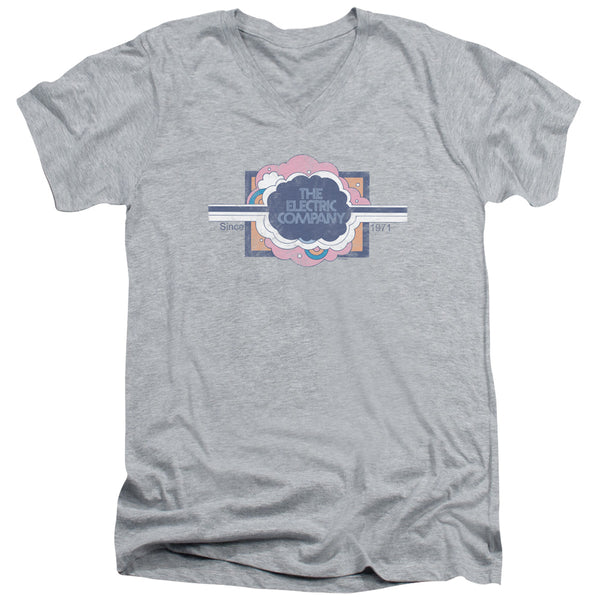 Electric Company - Since 1971 Adult Slim Fit V Neck Cotton
