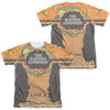 Electric Company - Silhouette Blend (Front - Back Print) Adult Regular Fit Short Sleeve 65 - 35 Poly - Cotton