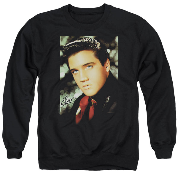 Elvis Presley - Red Scarf Adult Crewneck Sweatshirt
