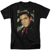 Elvis Presley - Red Scarf Adult Regular Fit Short Sleeve