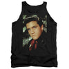 Elvis Presley - Red Scarf Adult Tank Top