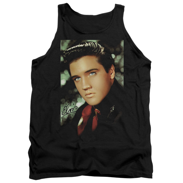 Elvis Presley - Red Scarf Adult Tank Top