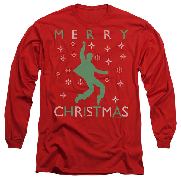 Elvis - Dancing Ugly Christmas Adult Long Sleeve