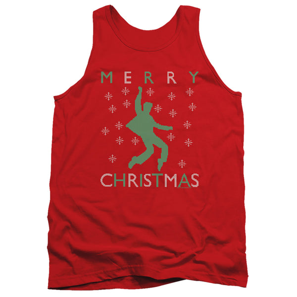 Elvis - Dancing Ugly Christmas Adult Tank Top