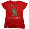 Elvis - Dancing Ugly Christmas Women's Short Sleeve