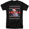 Elvis - Ugly Christmas Sweater Adult Tall Fit Short Sleeve
