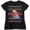 Elvis - Ugly Christmas Sweater Women's Short Sleeve