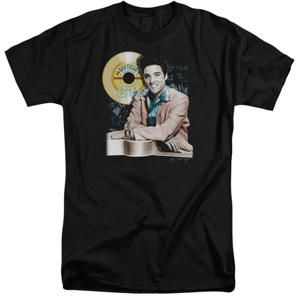 Elvis Presley - Gold Record Adult Tall Fit Short Sleeve