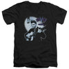 Elvis Presley - Hillbilly Cat Adult Slim Fit V Neck Cotton