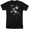 Elvis Presley - Teal Portrait Adult Tall Fit Short Sleeve
