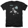 Elvis Presley - Teal Portrait Adult Regular Fit Heather Short Sleeve