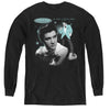 Elvis Presley - Teal Portrait L - S Youth