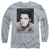 Elvis Presley - Blue Sparkle Adult Long Sleeve