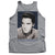 Elvis Presley - Blue Sparkle Adult Tank Top