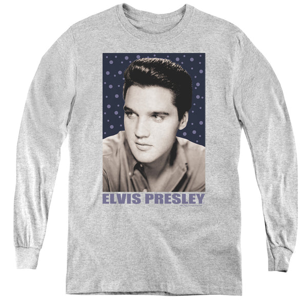 Elvis Presley - Blue Sparkle L - S Youth