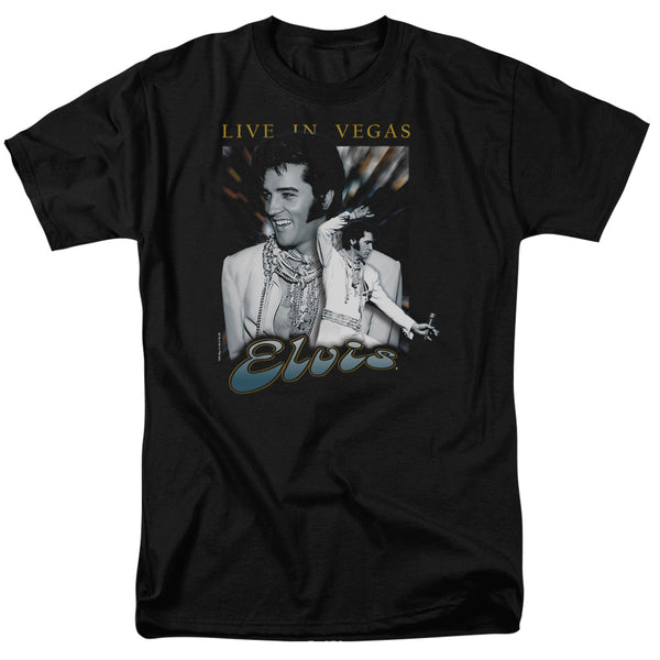 Elvis Presley - Live In Vegas Adult Regular Fit Short Sleeve