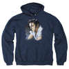 Elvis Presley - Blue Profile Adult Pullover Hoodie