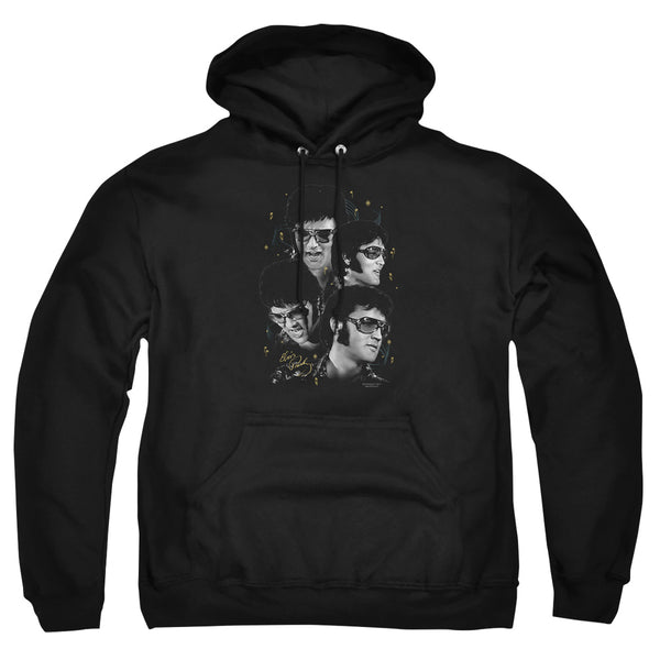 Elvis Presley - Faces Adult Pullover Hoodie