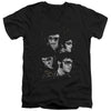 Elvis Presley - Faces Adult Slim Fit V Neck Cotton