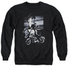 Elvis Presley - Motorcycle Adult Crewneck Sweatshirt