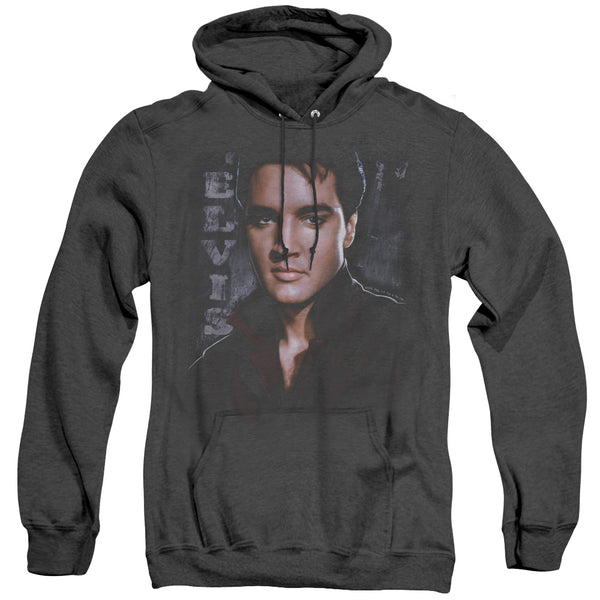 Elvis Presley - Tough Adult Heather Hoodie
