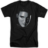 Elvis Presley - Big Face Adult Tall Fit Short Sleeve