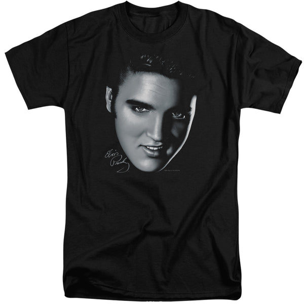 Elvis Presley - Big Face Adult Tall Fit Short Sleeve