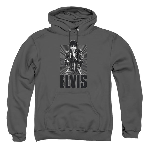 Elvis Presley - Leather Adult Pullover Hoodie