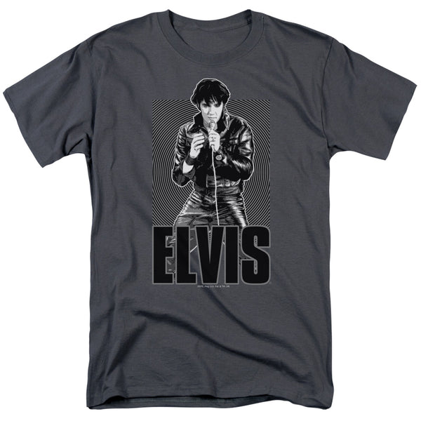Elvis Presley - Leather Adult Regular Fit Short Sleeve