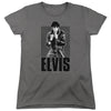 Elvis Presley - Leather Women's Short Sleeve