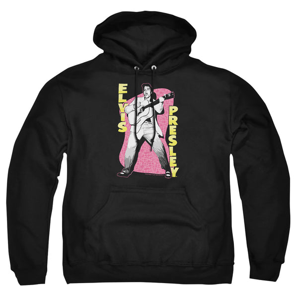 Elvis Presley - Pink Rock Adult Pullover Hoodie