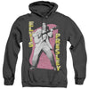 Elvis Presley - Pink Rock Adult Heather Hoodie